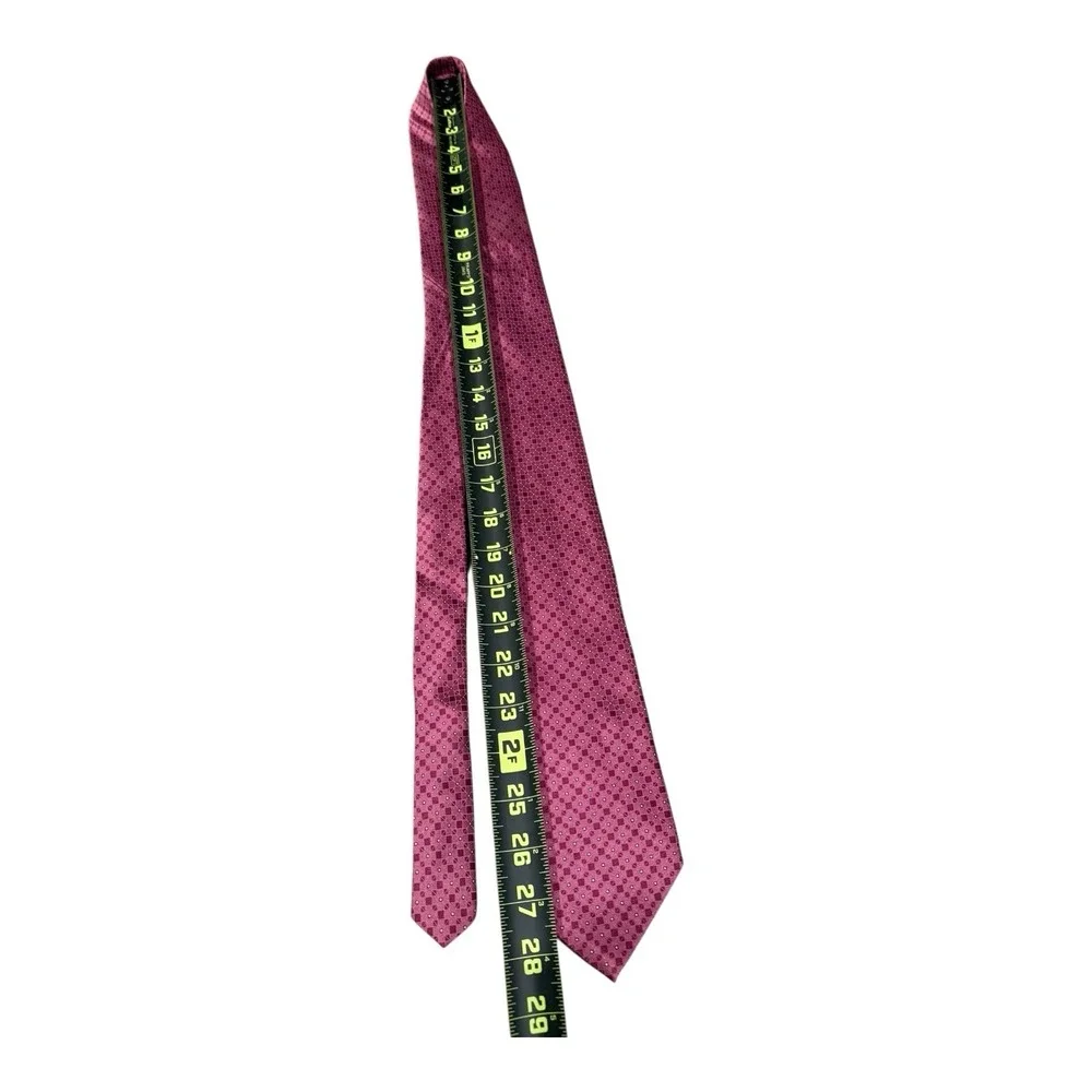 Arrow Silk Tie Pink 